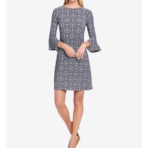 Tommy Hilfiger Printed Bell Sleeve Jersey Dress NWT size 6